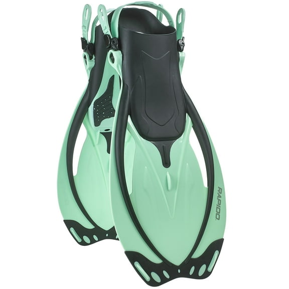 Phantom Aquatics Rapido Boutique Collection Marine Open Heel Adjustable Snorkeling Swim Fin