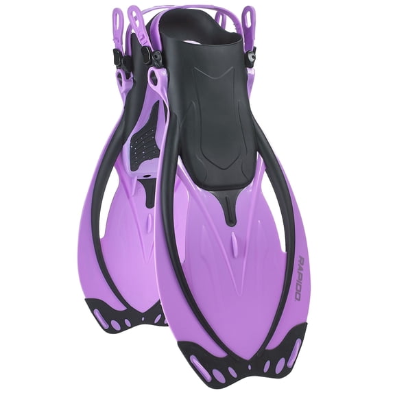 Phantom Aquatics Rapido Boutique Collection Marine Open Heel Adjustable Snorkeling Swim Fin