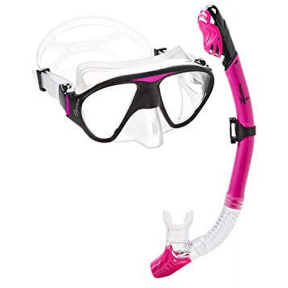 Phantom Aquatics Signature Mask Dry Snorkel Set