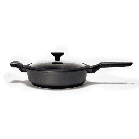 Phantom Chef 11 - Inch Deep Frypan with Lid – Cast Aluminum - Black - Midnight Collection