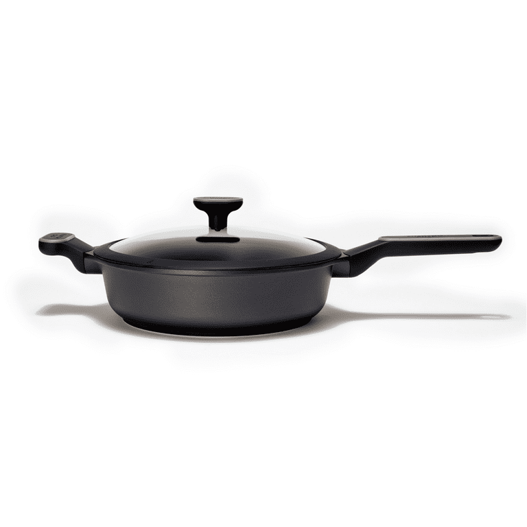 Phantom Chef 11 - Inch Deep Frypan with Lid – Cast Aluminum - Black -  Midnight Collection