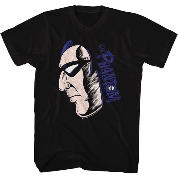 Phantom Comics Phantom Face/Logo Adult Short Sleeve T Shirt