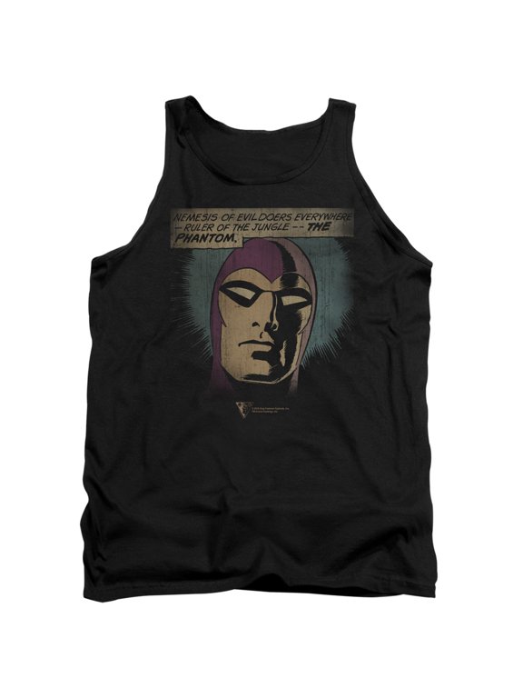 Phantom Evildoers Beware Adult Tank Top Black