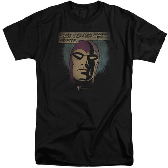 Phantom Evildoers Beware S/S Adult Tall Black