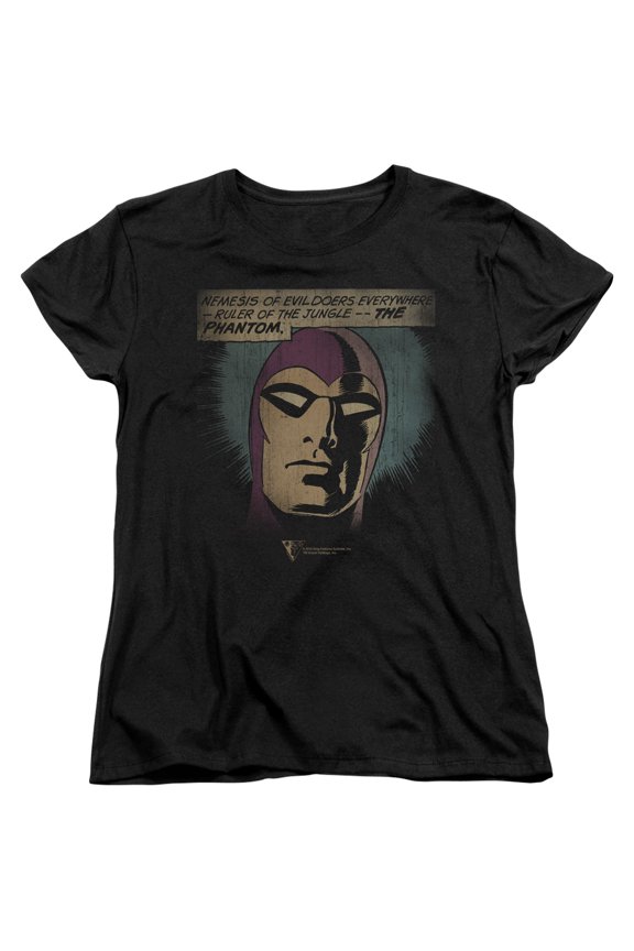 Phantom Evildoers Beware S/S Women's T-Shirt Black
