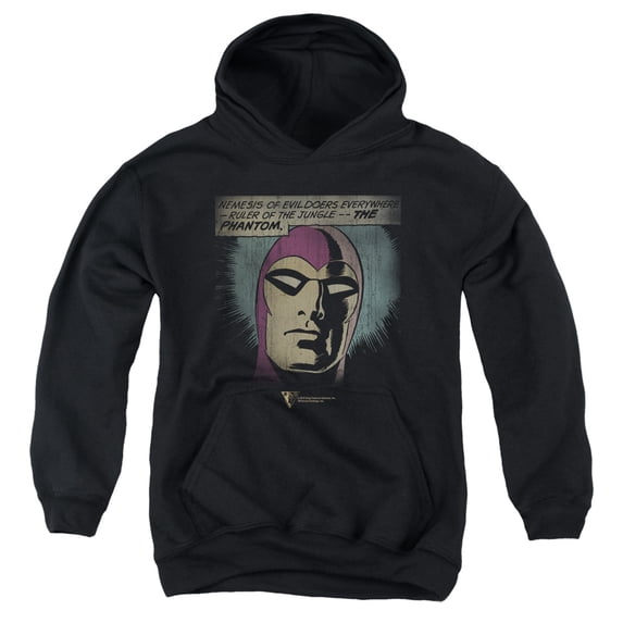 Phantom Evildoers Beware Youth Pullover Hoodie Sweatshirt Black