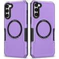 thumbnail image 1 of Phantom Eye Magnetic Case, Full Wrap Case, Shockproof and Wear-Resistant, Simple Design for Samsung Galaxy S23 S22 S21 S20 Ultra Plus FE Note20 Phone Case (Purple,S21 Ultra), 1 of 8