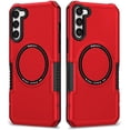 thumbnail image 1 of Phantom Eye Magnetic Case, Full Wrap Case, Shockproof and Wear-Resistant, Simple Design for Samsung Galaxy S23 S22 S21 S20 Ultra Plus FE Note20 Phone Case (Red,S20 FE), 1 of 8