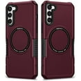 thumbnail image 1 of Phantom Eye Magnetic Case, Full Wrap Case, Shockproof and Wear-Resistant, Simple Design for Samsung Galaxy S23 S22 S21 S20 Ultra Plus FE Note20 Phone Case (Burgundy,Note20 Ultra), 1 of 8