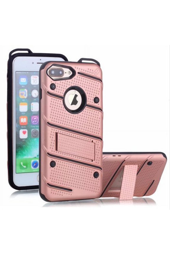 Phantom Hybrid hard tough dual layer armor case for apple iphone 7 (Rose)