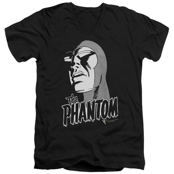 Phantom Inked S/S Adult V-Neck 30/1 T-Shirt Black