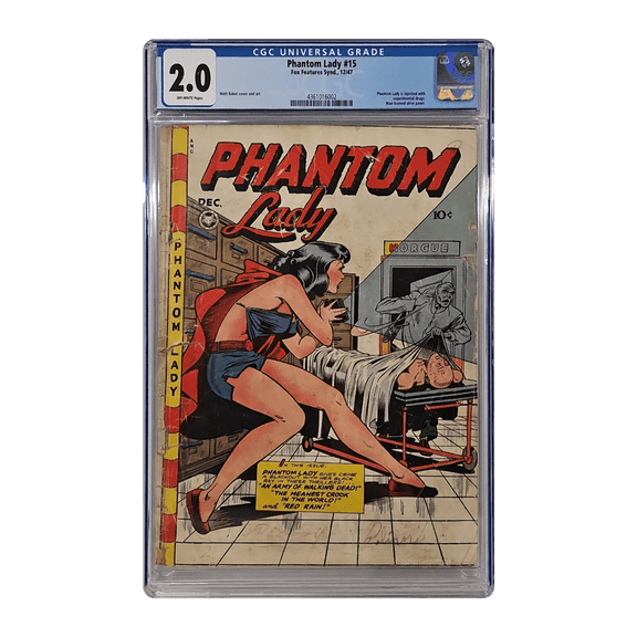 Phantom Lady #15 - CGC 2 Comic Book
