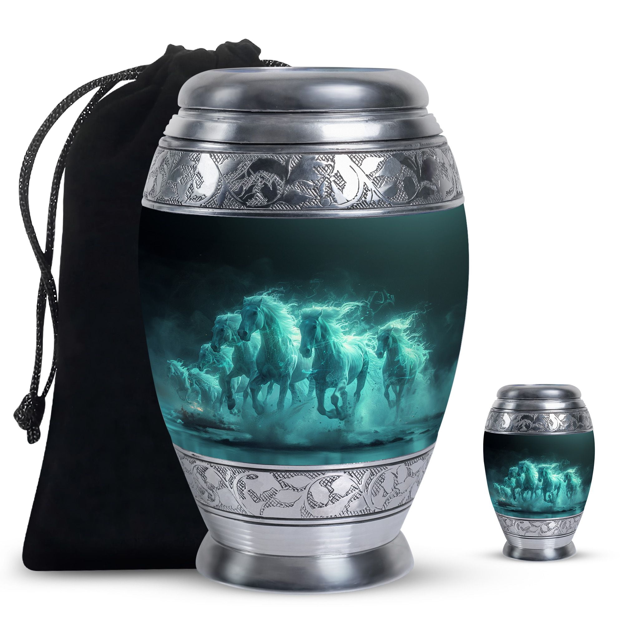 Phantom Mist Chargers Urn For Ashes For Women, Urns For Ashes Adult 