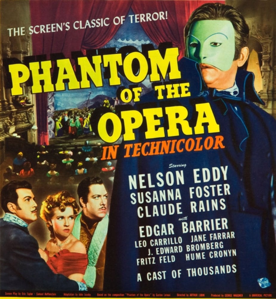 Phantom Of The Opera Canvas Art -  (11 x 17)