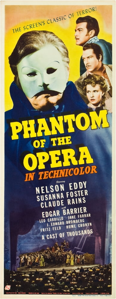 Phantom Of The Opera Canvas Art - (24 x 36)