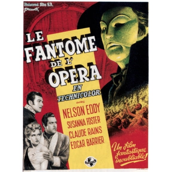 Phantom Of The Opera Movie Poster Masterprint (24 x 36)