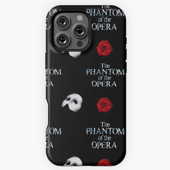 Phantom Opera Ghost Pattern Phone Case for iPhone 16 15 14 13 12 11 Pro Max M5900940