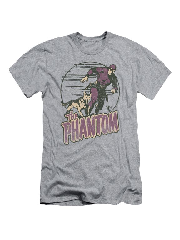 Phantom Phantom And Dog S/S Adult 30/1 T-Shirt Athletic Heather