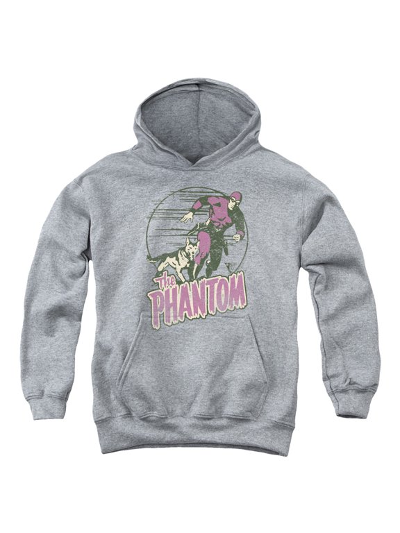 Phantom Phantom And Dog Youth Pullover Hoodie Sweatshirt Athletic Heather