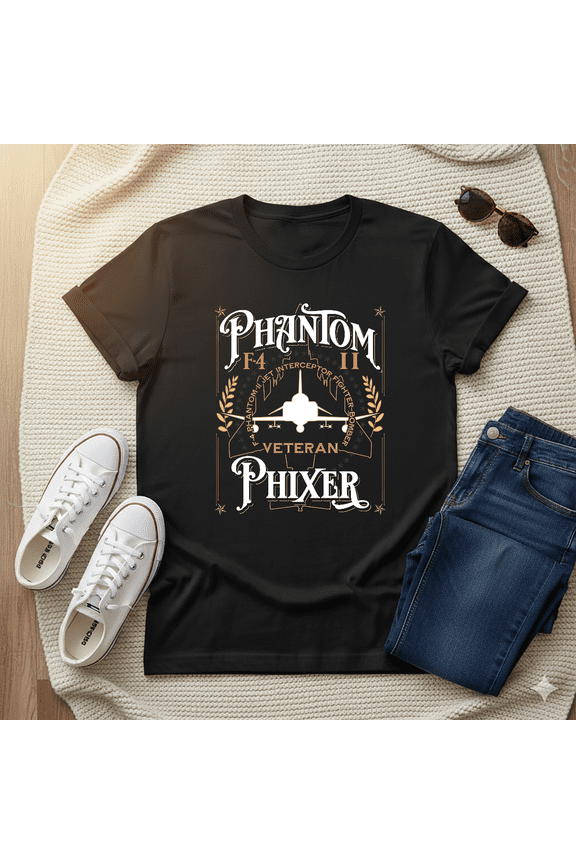Phantom Phixer Jet Fighter Aircraft Maintainer Veteran Unisex T-Shirt V13858, up to size 5XL