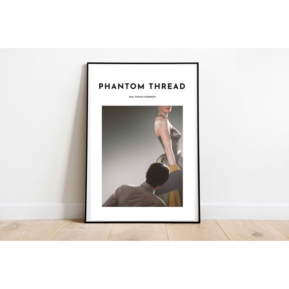 Phantom Thread Inspired Art Poster, Paul Thomas Anderson Movie Wall Art Print