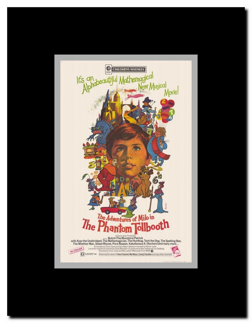 Phantom Tollbooth Framed Movie Poster