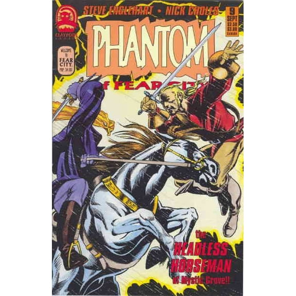 Phantom of Fear City #9 VF ; Claypool Comic Book