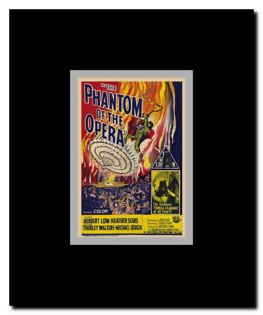 Phantom of the Opera c.1962 - style A Framed Movie Poster