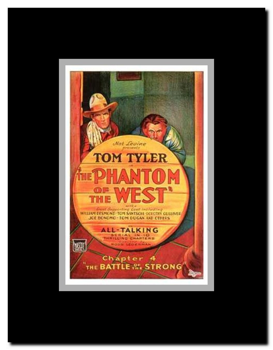 Phantom of the West Framed Movie Poster
