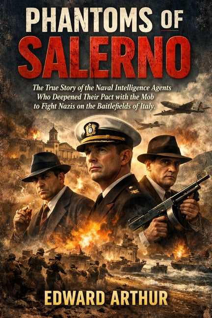 Phantoms of Salerno: The True Story of the Naval Intelligence Agents Who Deepened Their Pact with the Mob to Fight Nazis, (Paperback)