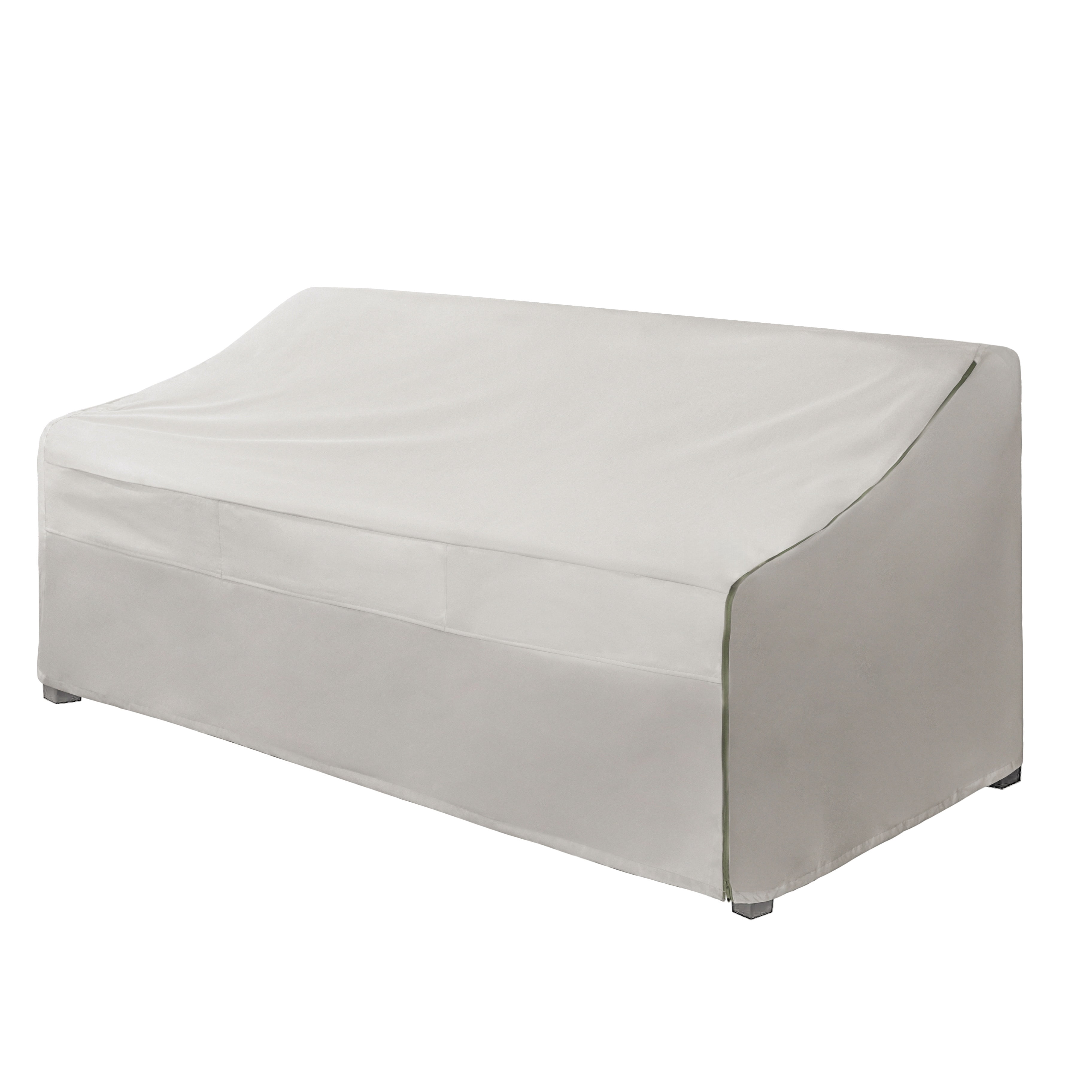 Phantoscope 1-Piece Waterproof Outdoor Patio Sofa Cover, Weather-Resistant Furniture Protector, Light Gray