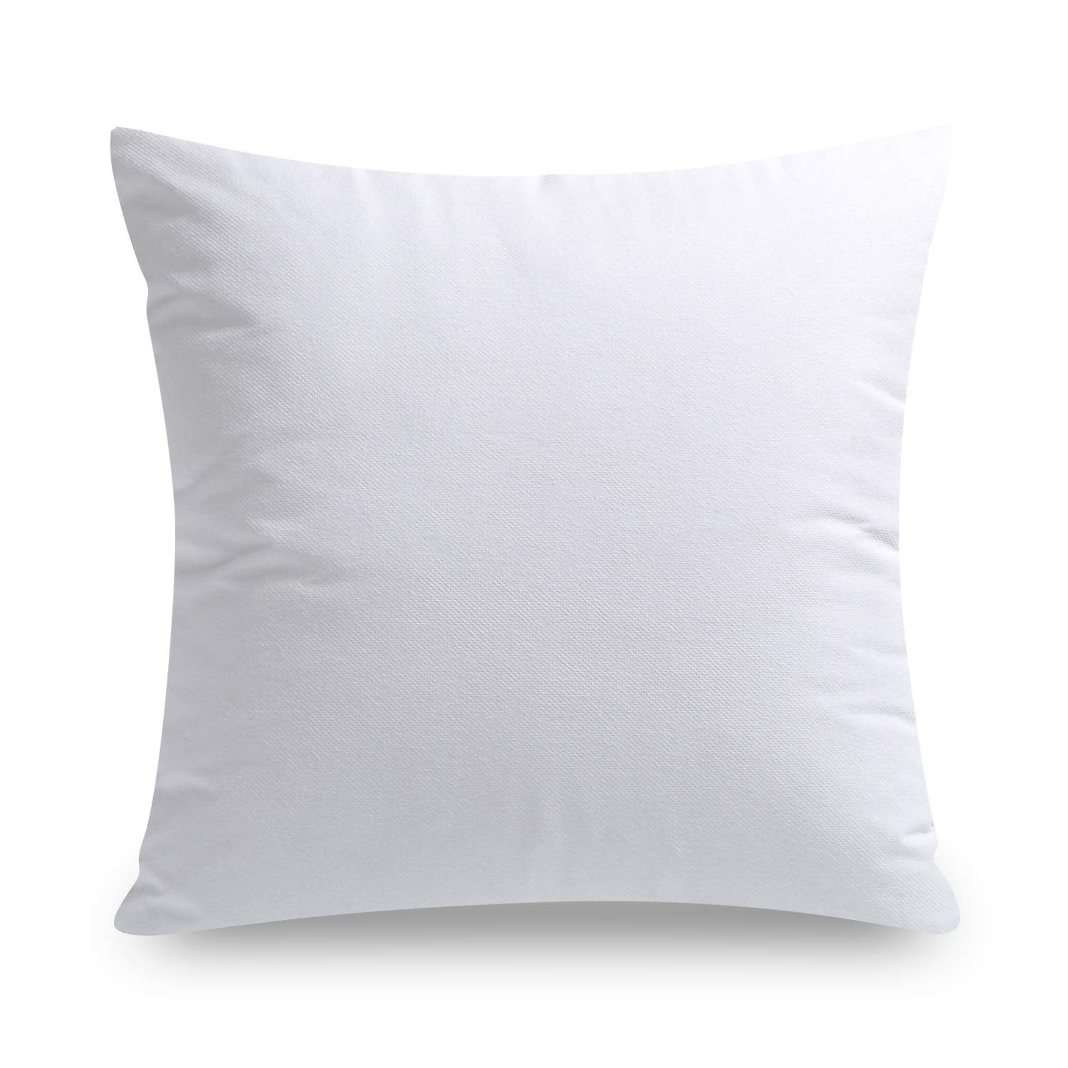 Phantoscope Pillow Inserts, Hypoallergenic 100% Virgin Fiber Square Form  Microfiber Throw Pillow Inserts, Couch Bed Pillows 45x45 cm, 18x18 Inch  (Pack