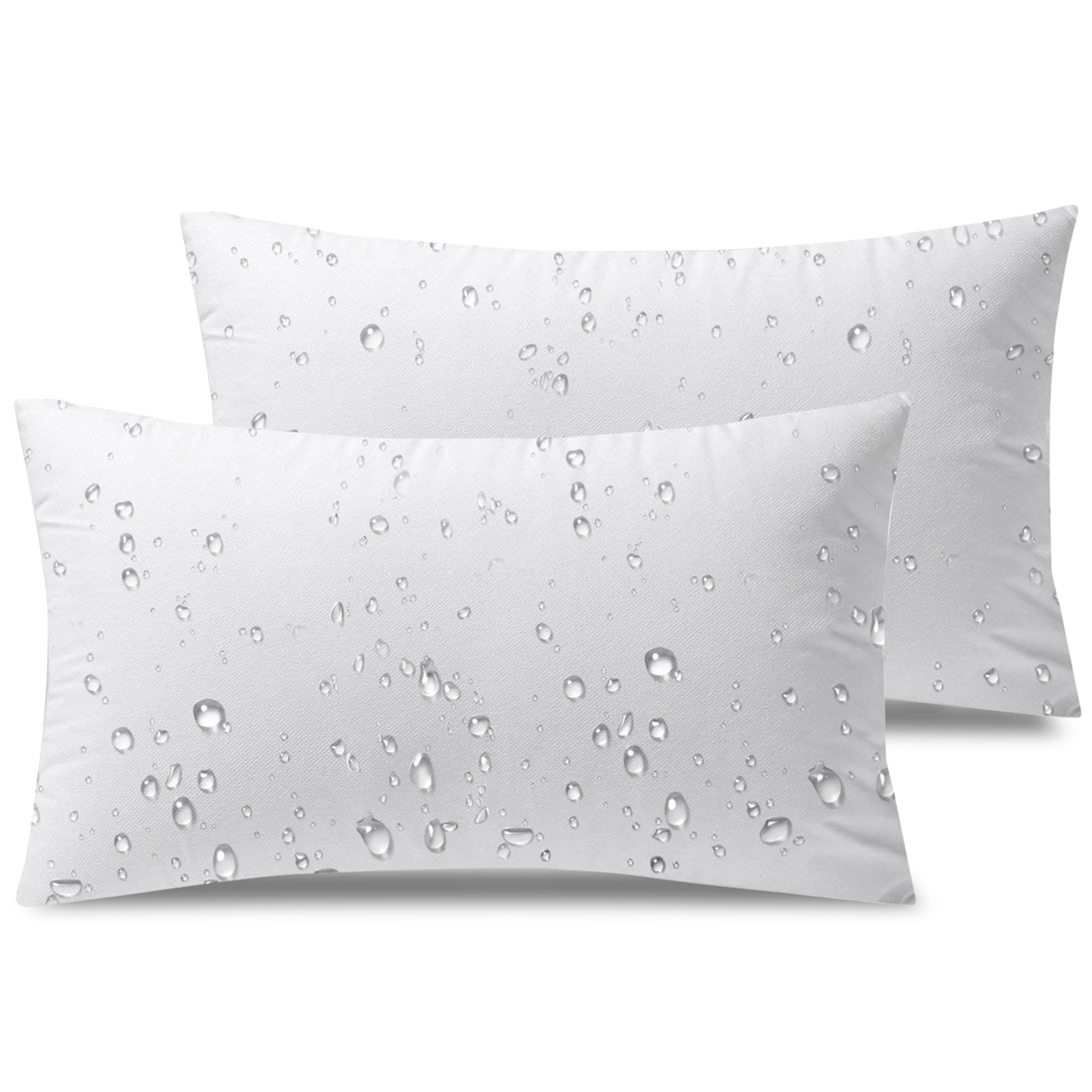 Phantoscope Outdoor Pillow Inserts, 12x20 Inch, Water Resistant, Pack