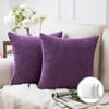 Size: 18" x 18", Actual Color: Purple