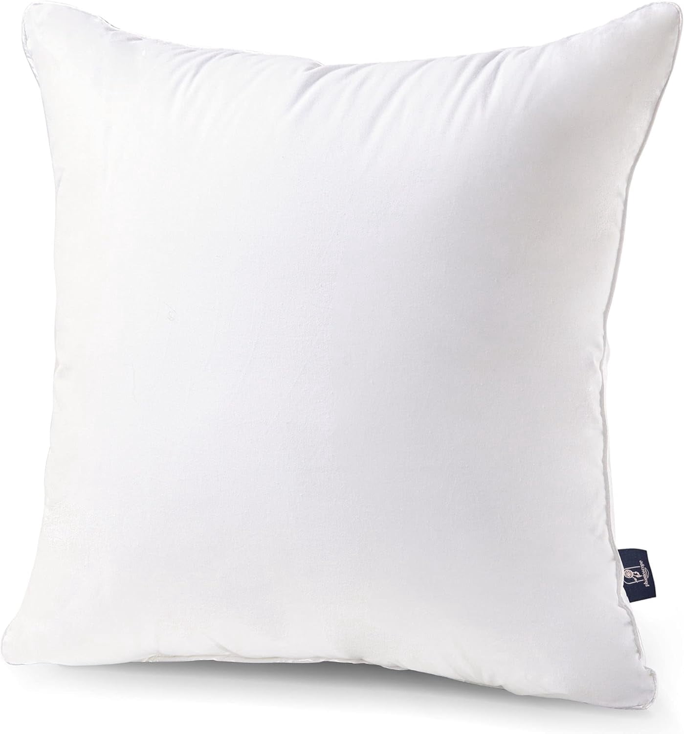 Phantoscope 26x26 Throw Pillow Insert, 100% Cotton Cover Decorative Euro Pillow Form, Soft Fluffy Hypoallergenic Cushion Insert for Couch Sofa Bed