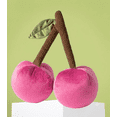 thumbnail image 1 of Phantoscope Soft Cherry Shaped Throw Pillow, 3D Fruit Decorative Plump Cushion for Kids Room, Nursery, Couch & Bed, 12-Inch Pink, 1-Pack, 1 of 8