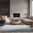 thumbnail image 1 of Phantoscope 6'x9' Washable Indoor Area Rug Classic Printed Carpet Non-Slip Thin Low-Pile Rug for Living Room Dining Room Bedroom, Blue, 1 of 9