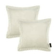 thumbnail image 1 of Phantoscope Bohemian Series Crochet Decorative throw pillow, 18"x 18", Offwhite, 2 pack, 1 of 4