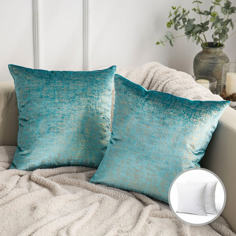 Gold foil throw pillows online
