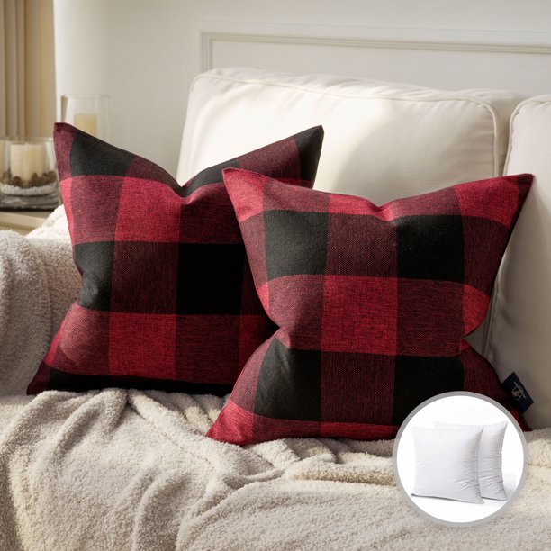 Phantoscope Buffalo Checker Plaids Series Cushion Decorative Throw