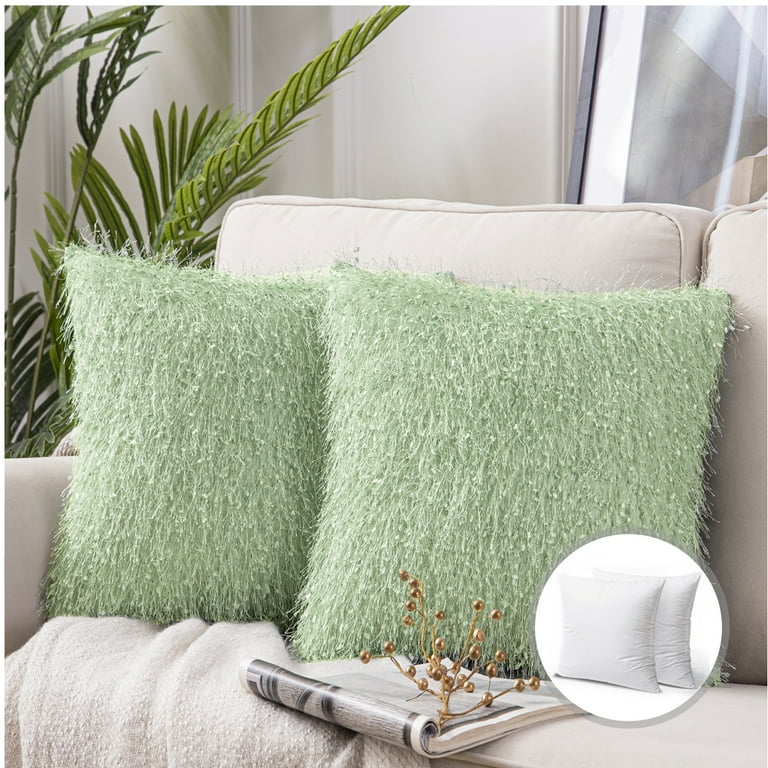 Phantoscope Christmas Holiday Home Decor Throw Pillow Set, Velvet