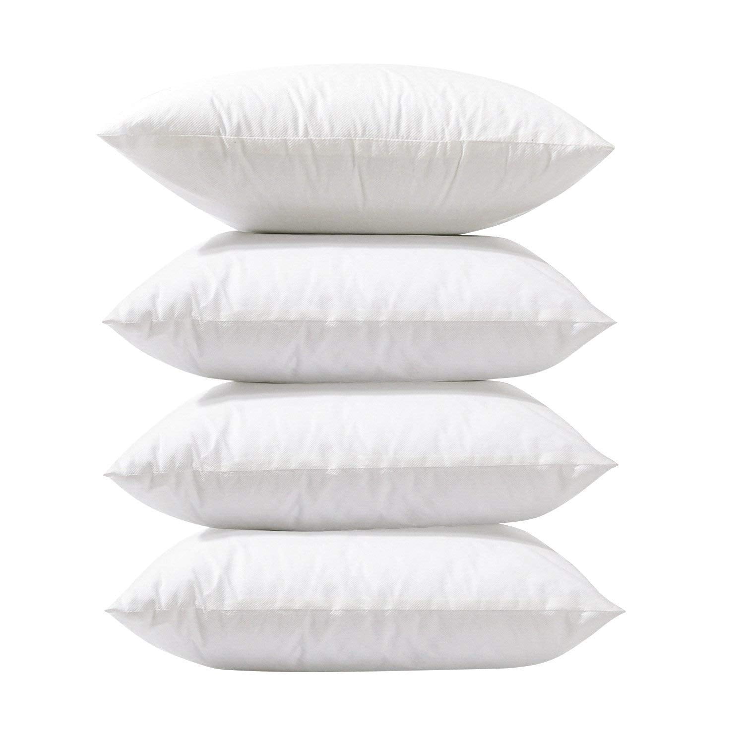 Phantoscope Decorative Pillow Inserts 22” x 22” 100% Polyester Decorative Pillow Inserts (4 Count)