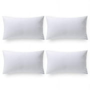 Phantoscope Decorative Throw Pillow Inserts, 12” x 20”, 4 Pack