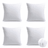 Phantoscope Decorative Throw Pillow Inserts, 16” x 16”, 4 Pack