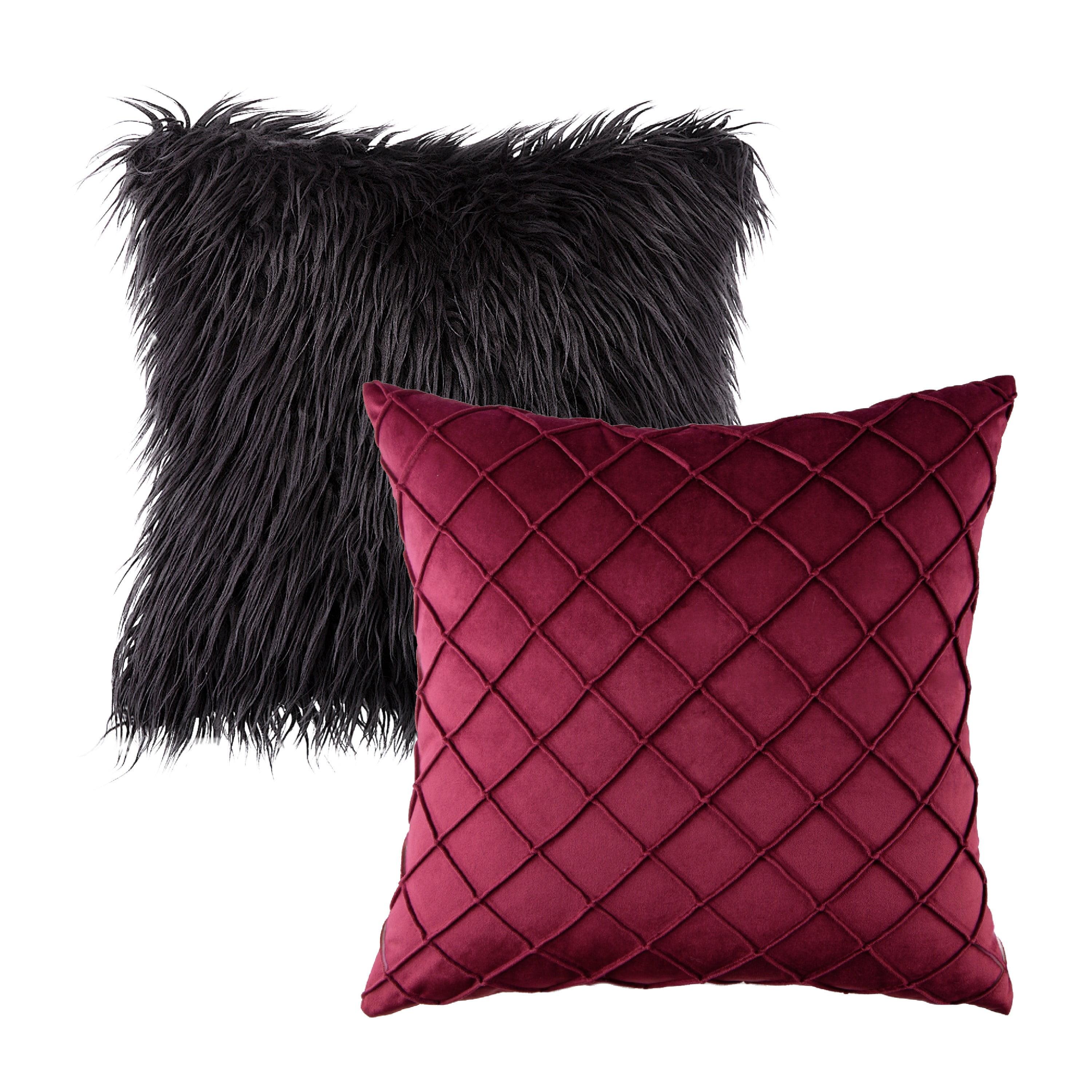 Phantoscope Designer's Choice Decorative Throw Pillow Set, Fluffy
