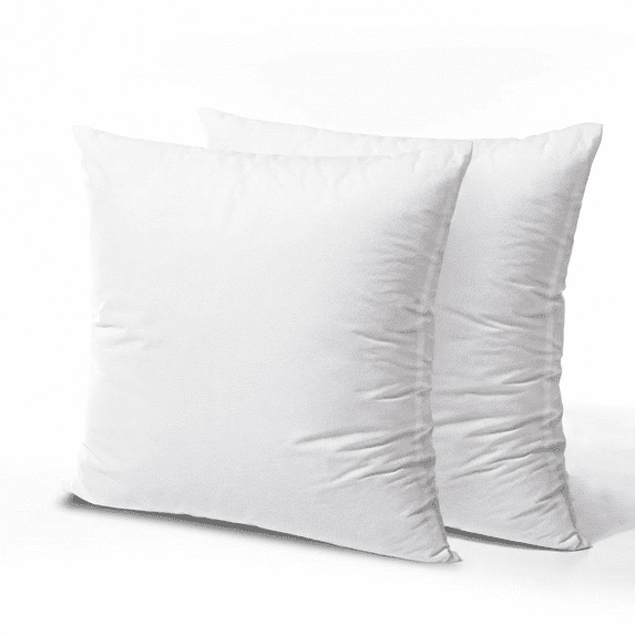 Phantoscope Hypoallergenic 16x16 Pillow Inserts 2 Pack, Plump Square Cushion Pair for Sofa Bedroom