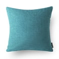 thumbnail image 1 of Phantoscope Linen-Look Decorative Throw Pillow with Insert, 18 x 18 in, Lake Blue, 1 Pack, 1 of 5