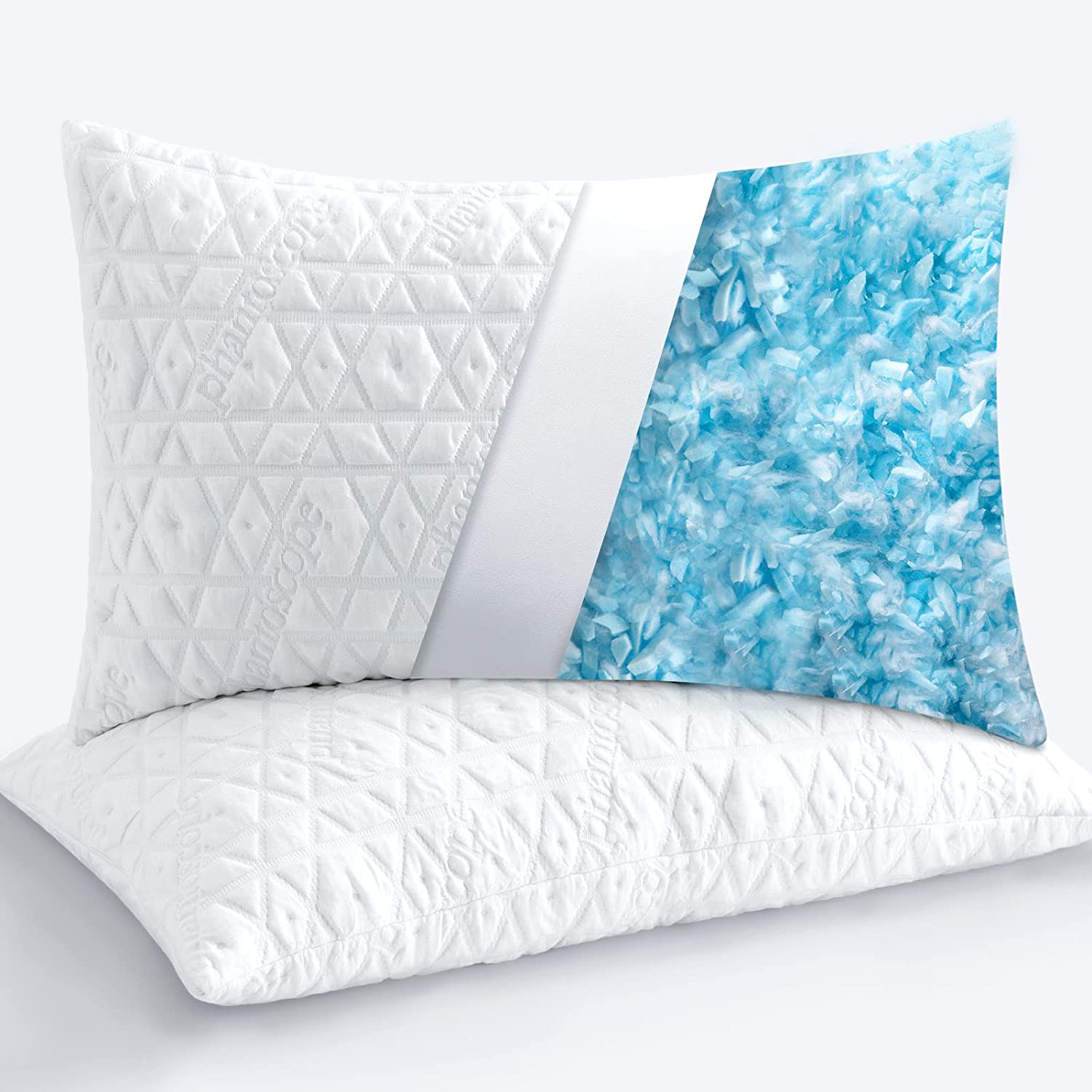 Phantoscope Memory Foam Pillows for Sleeping, Shredded Memory Foam