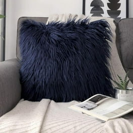Phantoscope Merino Style Faux Fur Series Decorative Throw Pillow 18 x 18