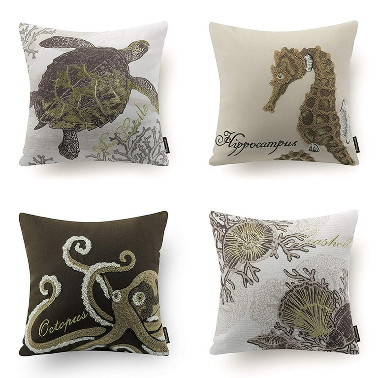 Phantoscope Ocean Series Decorative Throw Pillow 18 x 18